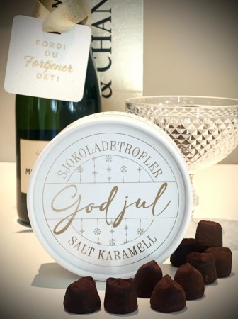 Sjokoladetrøfler, God jul, Hvit