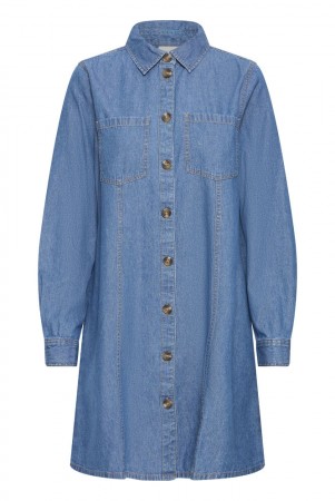 ICHI Archer DR4 – Denimkjole