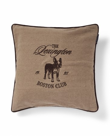 LEXINGTON Boston Club pyntepute i  bomull – Beige/Brown