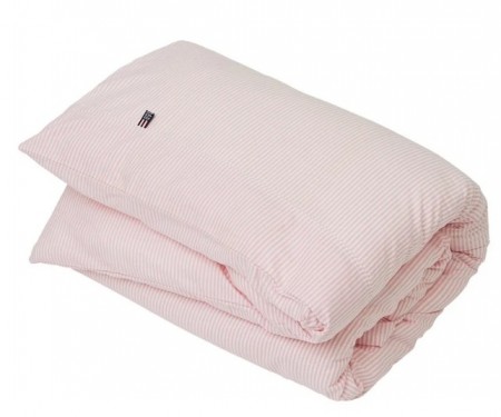 LEXINGTON Icons dynetrekk pinpoint baby rosa/hvit 100x130cm