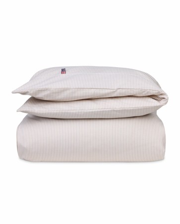 LEXINGTON Icons dynetrekk pinpoint baby beige/hvit 100x130cm