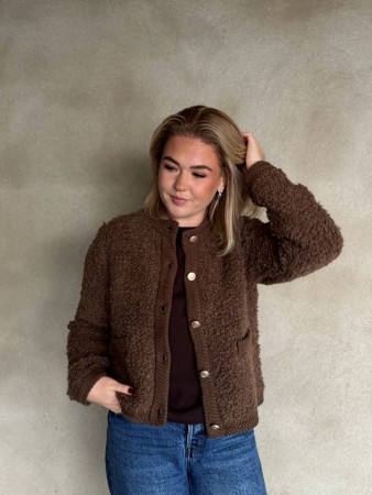 RÈVE Ariane Cardigan – Brown