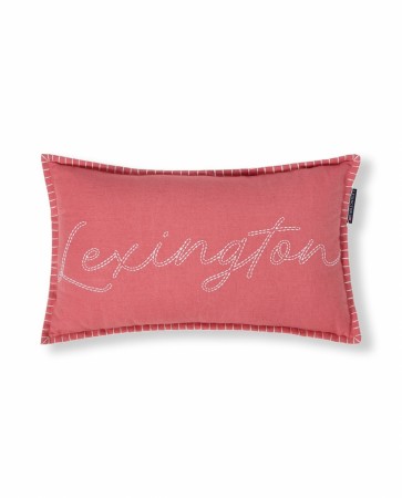 LEXINGTON Logo Pyntepute Rosa/Hvit30x50cm