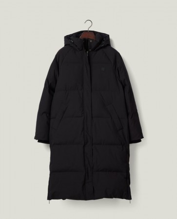 LEXINGTON Nora Lang Dunparkas Svart