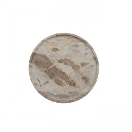 LENE BJERRE Ellia serveringsfat sand, L25xH25 cm