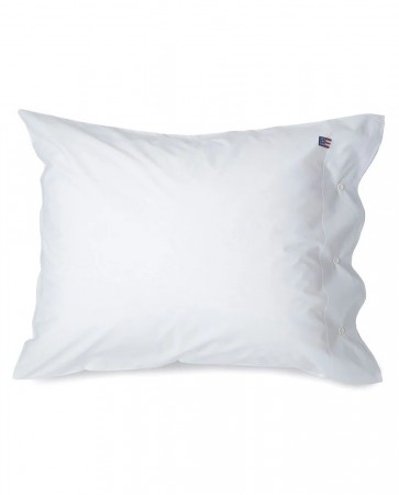 LEXINGTON Hvitt poplin putevar 65x65 cm