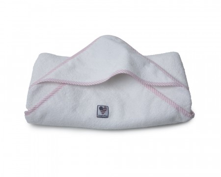 LEXINGTON Baby Badehåndkle Hvit/Rosa