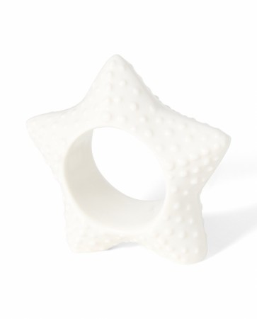 LEXINGTON Serviettring med Sjøstjerne i Steingods