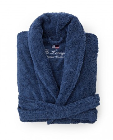 LEXINGTON Original Unisex Morgenkåpe Blå 