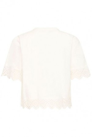 ICHI Lanavi Bluse – Cream